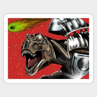 Robo T-REX Sticker